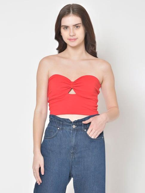 cation red tube top