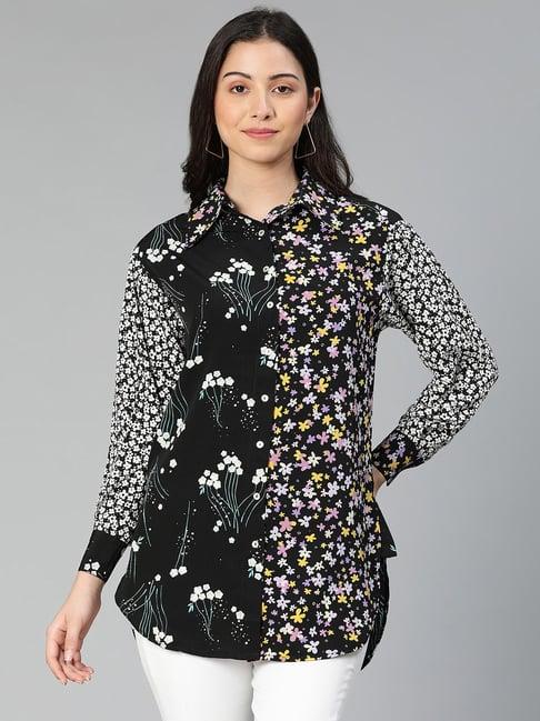 oxolloxo multicolor floral print shirt