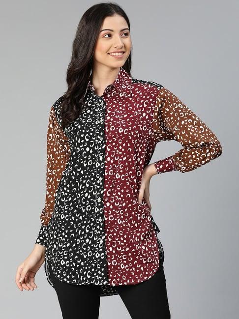 oxolloxo multicolor printed shirt