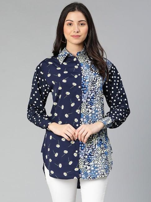 oxolloxo multicolor floral print shirt