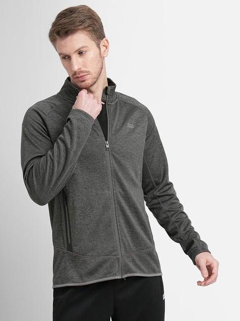 jack & jones grey regular fit texture jacket