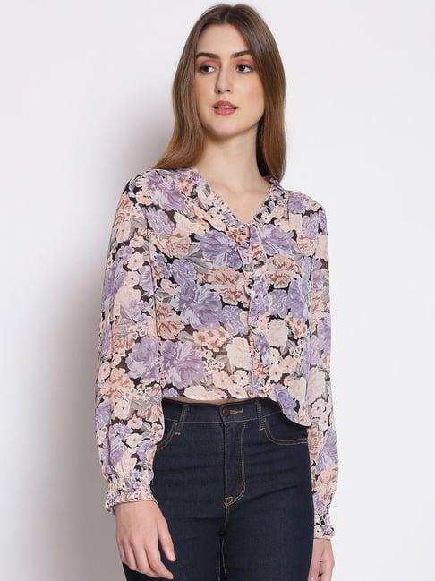 oxolloxo multicolor floral print top