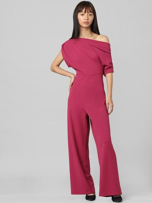 only pink maxi jumpsuit