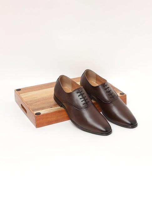 code by lifestyle men's brown oxford shoes