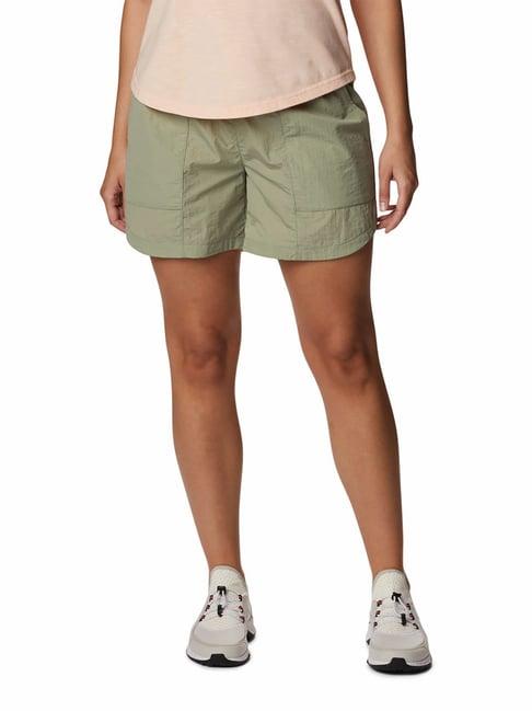 columbia sage green regular fit shorts