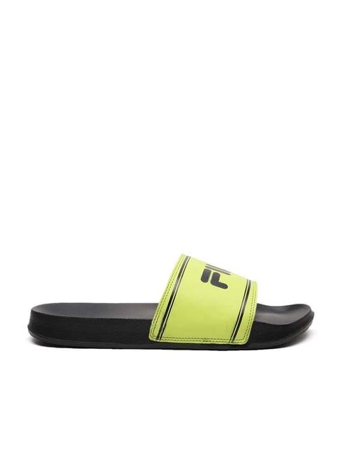 fila men's aston green slides