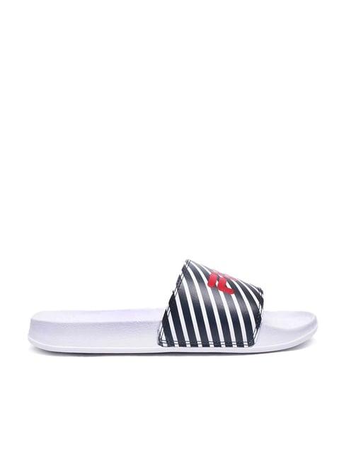 fila men's cruz multicolor slides