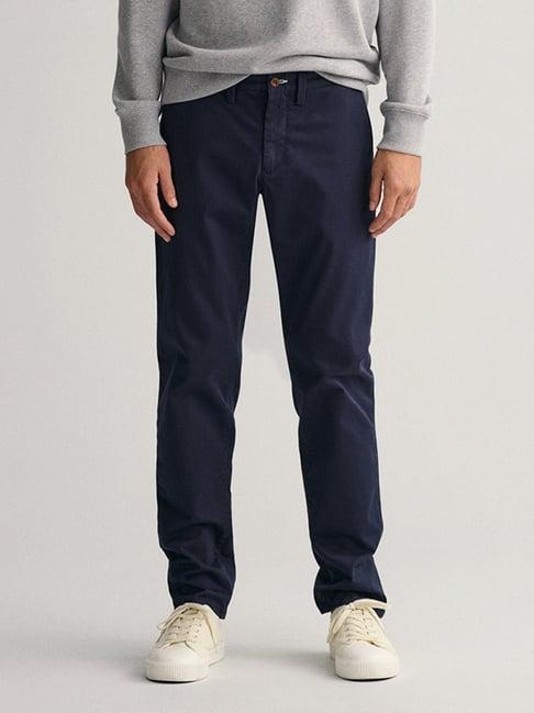 gant navy slim fit chinos