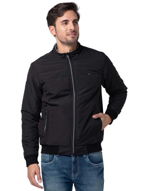 being human black regular fit jacket