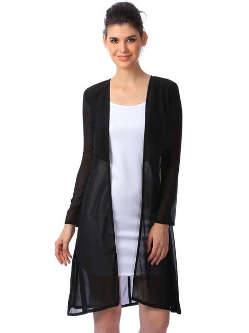 cation black full sleeves shrug