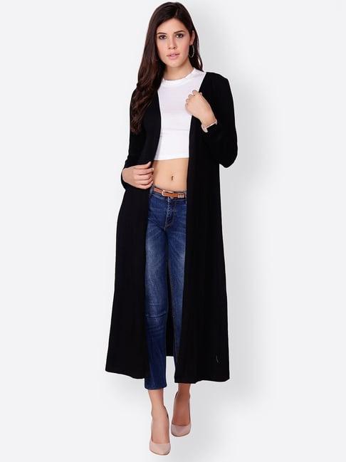 cation black full sleeves shrug