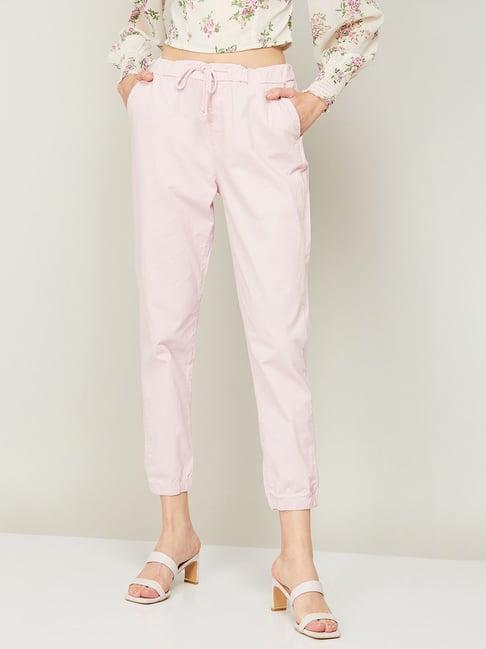 code by lifestyle lilac cotton pants