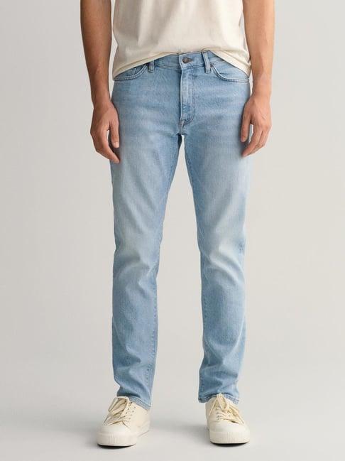 gant sky blue slim fit jeans