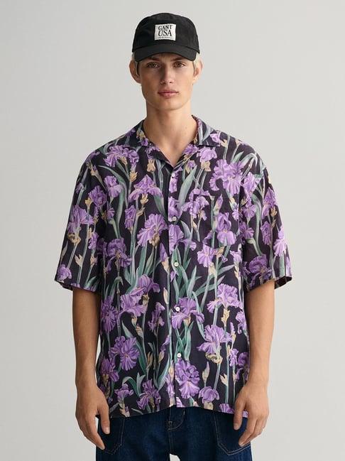 gant relaxed fit floral printed casual shirt