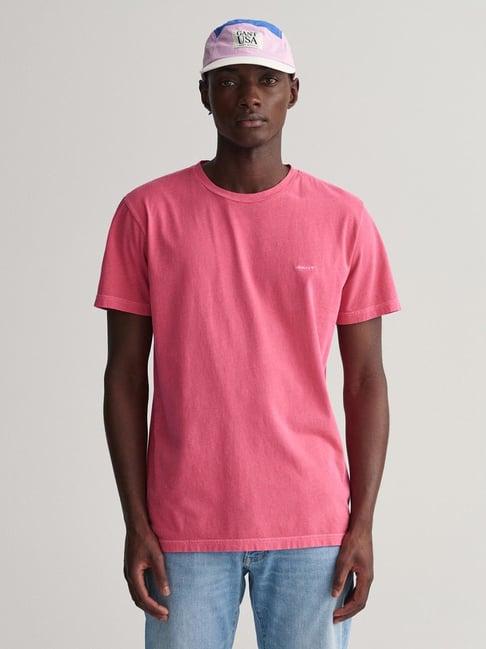 gant pink cotton modern fit t-shirt