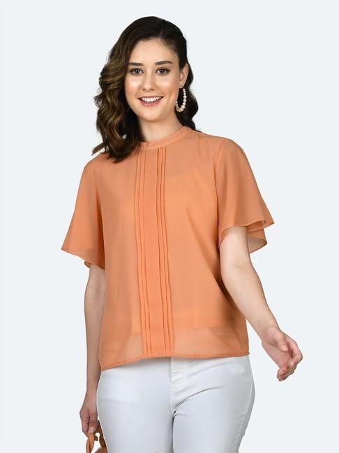 zink london orange regular fit top