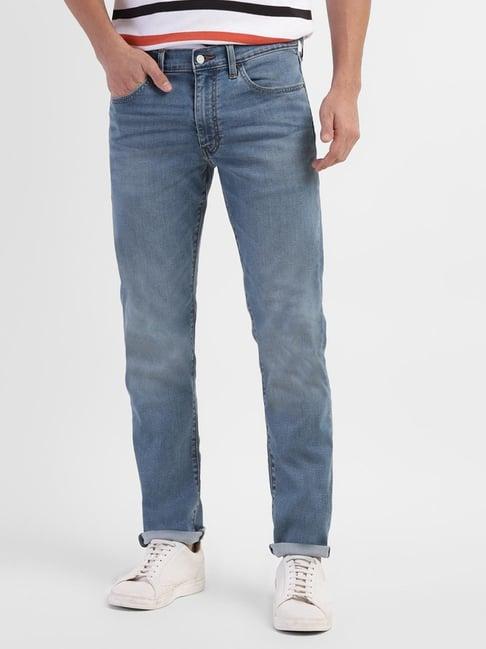 levi's 511 blue cotton slim fit jeans