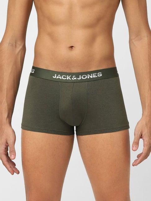 jack & jones dark green regular fit trunks