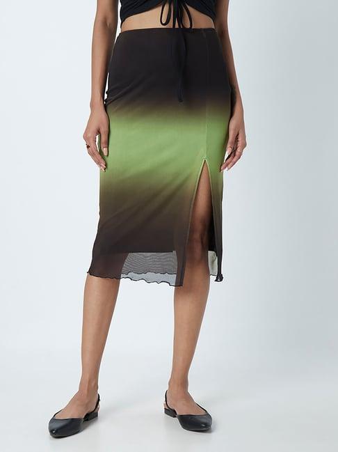 nuon by westside black skirt