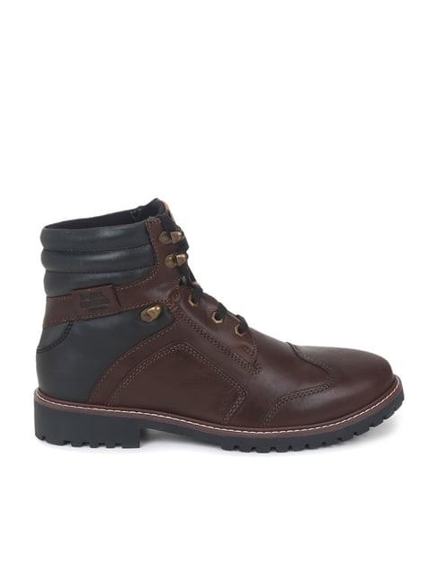 royal enfield men's marshall brown derby boots