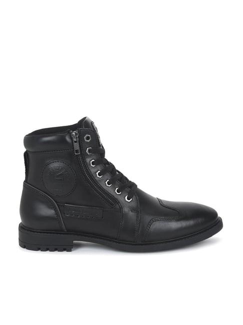 royal enfield men's mudbound black derby boots