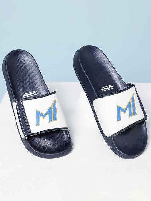 chupps men's mi official white slides