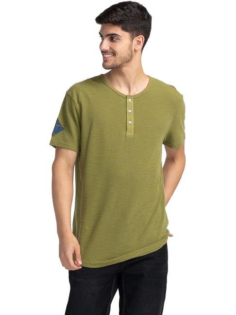 being human green regular fit t-shirt