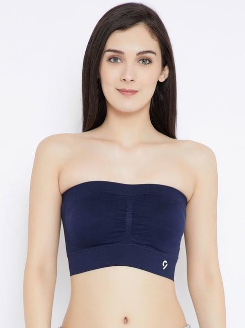 c9 airwear navy logo print full coverage bralette bra