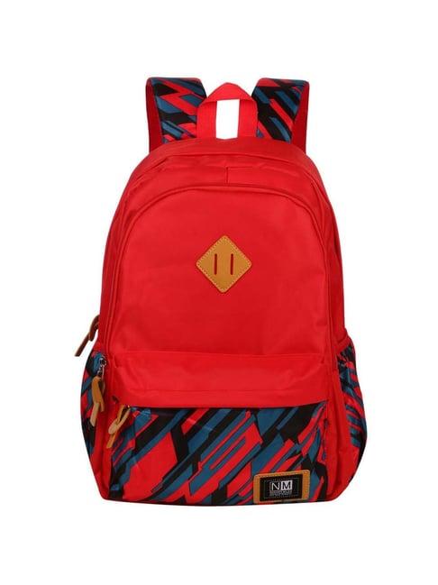 nasher miles skye red laptop backpack 30 l