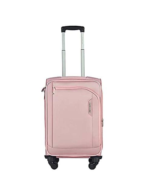 nasher miles dallas 4 wheel small soft cabin trolley - 34.3 cm