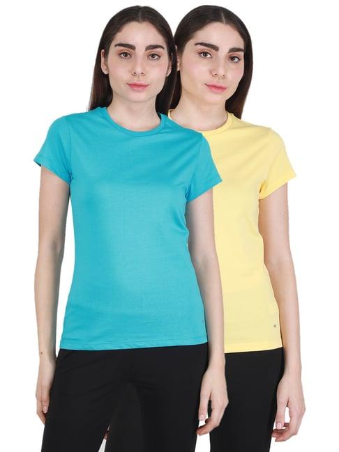 monte carlo yellow & blue t-shirt - pack of 2