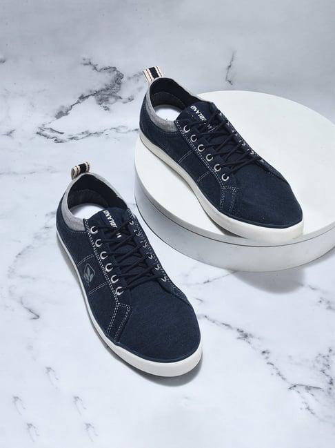 woodland men's blue casual sneakers