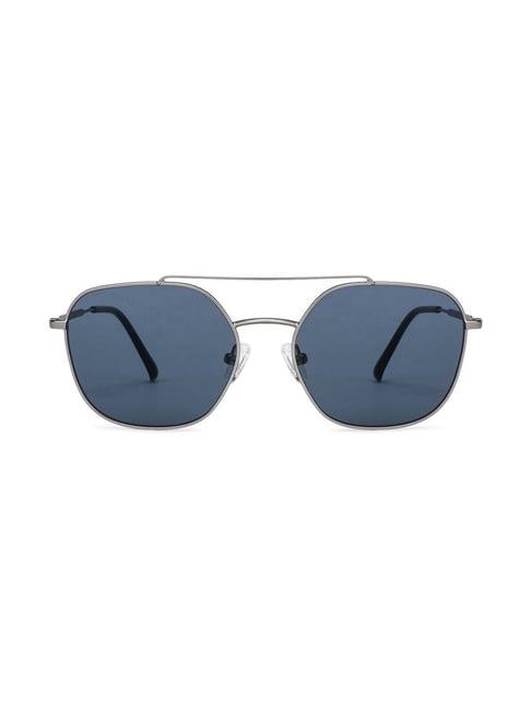 john jacobs 136386 blue uv protected geometric sunglasses