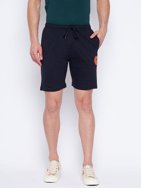 duke navy regular fit shorts