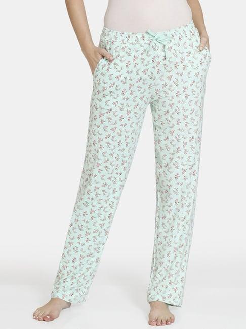 zivame blue printed pyjamas