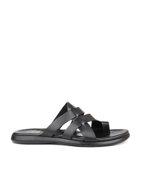 atesber by inc.5 men's black toe ring sandals