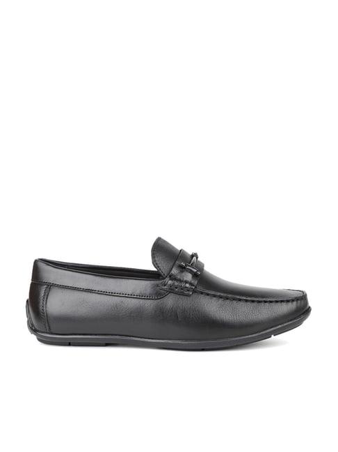 privo by inc.5 men's black formal loafers