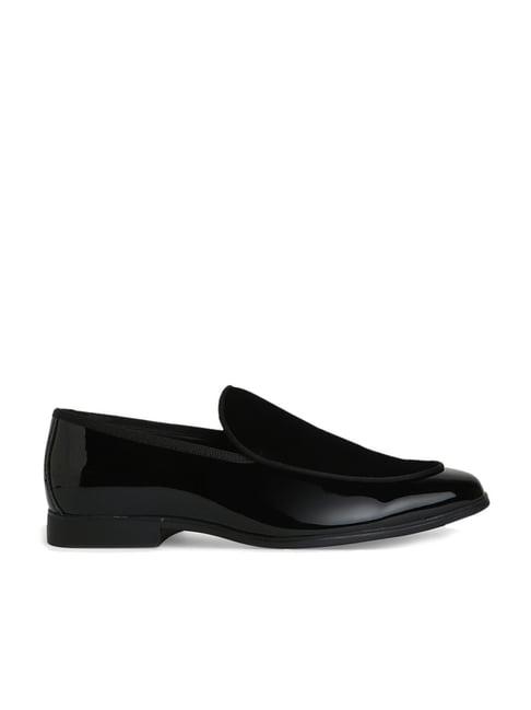 call it spring men's black formal loafers