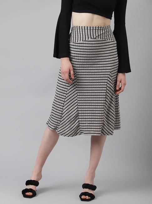 latin quarters multicolor striped skirt