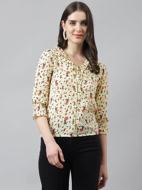 latin quarters multicolor floral print top