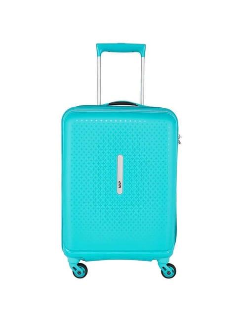 vip blue small hard cabin trolley - 38 cm