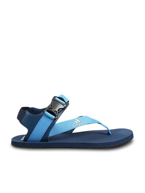 adidas men's sub avior blue thong sandals