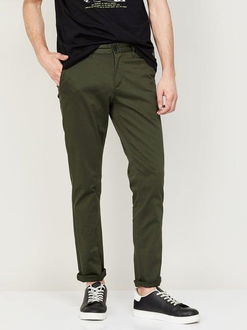 fame forever by lifestyle olive regular fit chinos