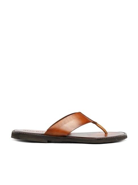 ruosh men's tan thong sandals