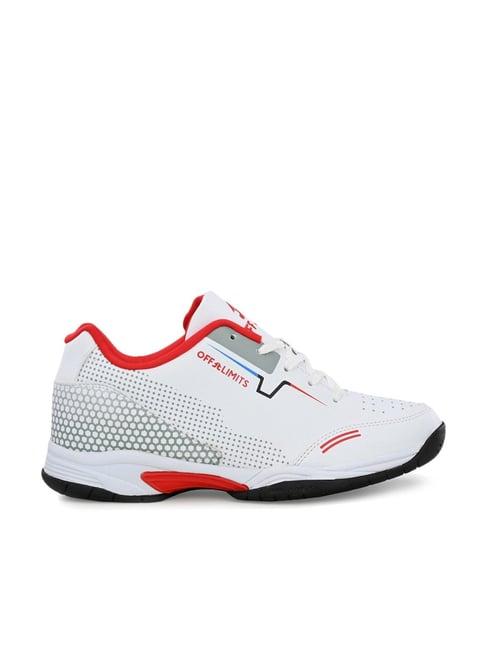 off limits men's white running shoes