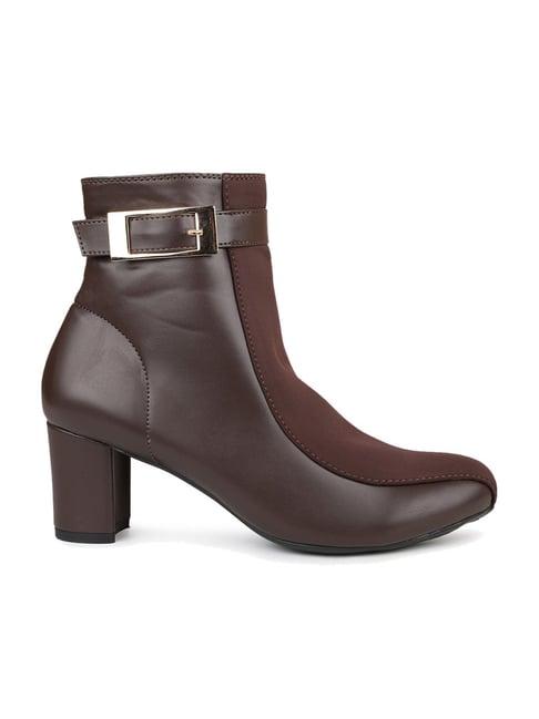 inc.5 women's brown casual booties