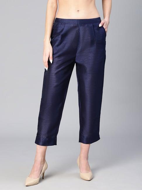 oxolloxo navy tapered fit pants