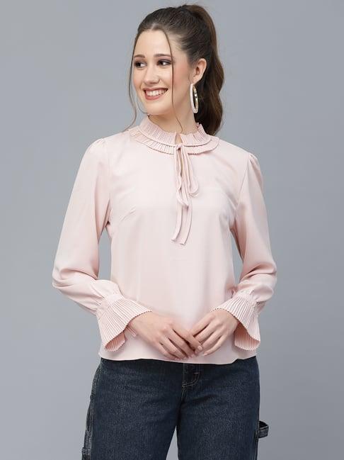 mafadeny peach regular fit top