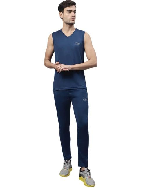 vimal jonney blue regular fit tracksuit