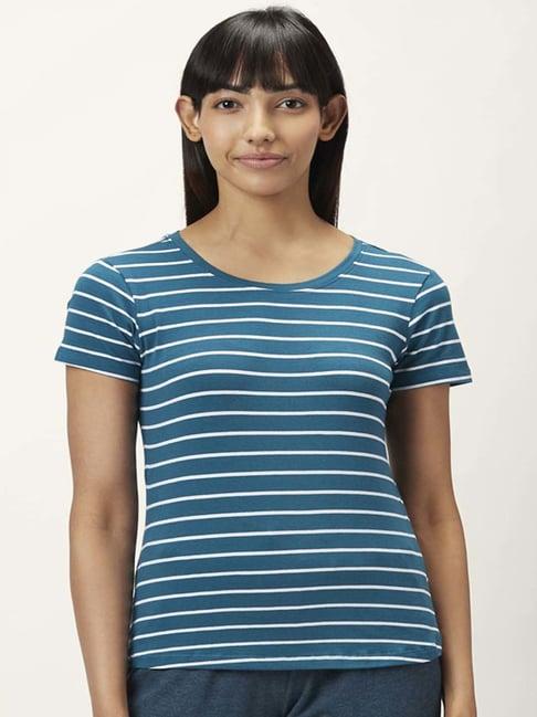 dreamz by pantaloons blue cotton striped top